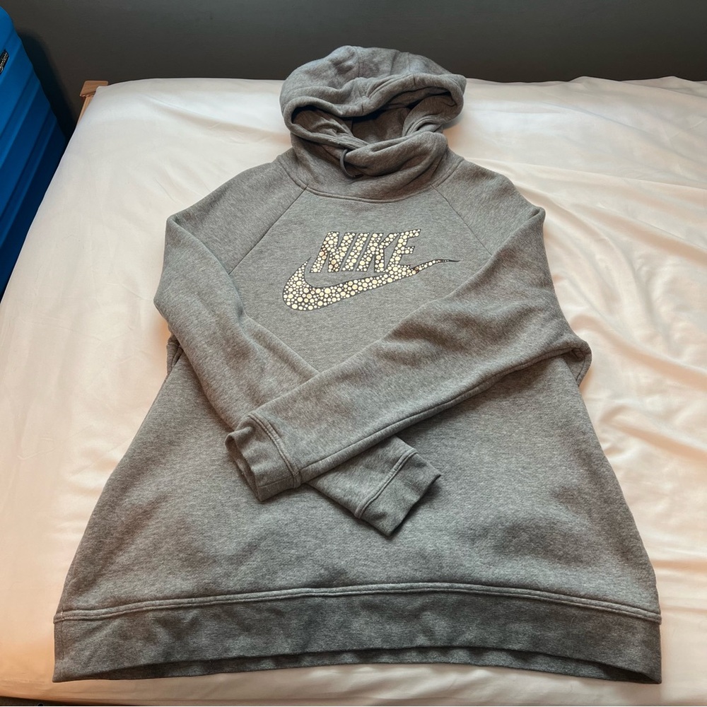 Nike Cowl Neck Women’s Hoodie Gray